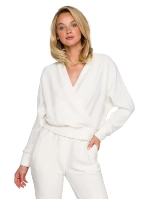 La Lupa Sweter w kolorze białym rozmiar: L