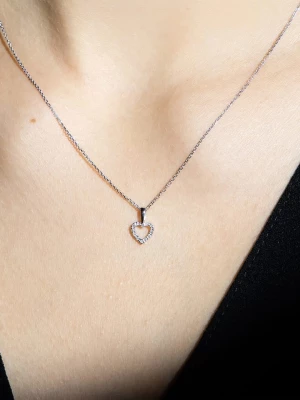 LA MAISON DE LA JOAILLERIE Złota zawieszka "Mini coeur" z diamentami rozmiar: onesize