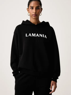 La Mania bluza damska z bawełną EVERY czarny