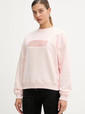 La Mania bluza MEA damska kolor różowy gładka MEA