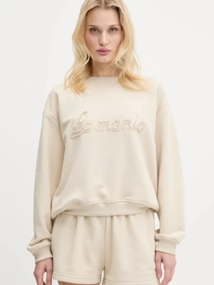 La Mania bluza oversize damska z bawełną