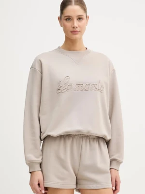 La Mania bluza oversize damska z bawełny