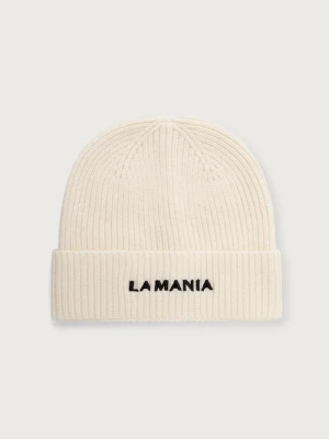 La Mania czapka damska wełniana STOCKHOLM beżowy
