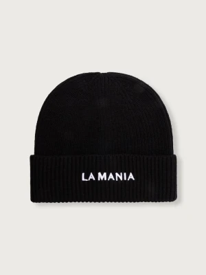 La Mania czapka damska wełniana STOCKHOLM czarny