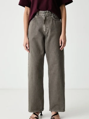 La Mania jeansy relaxed fit damskie UMI szary
