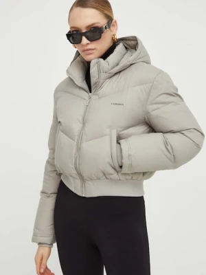 La Mania kurtka puchowa damska kolor szary zimowa