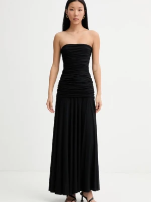 La Mania sukienka drapowana z modalem DELLA