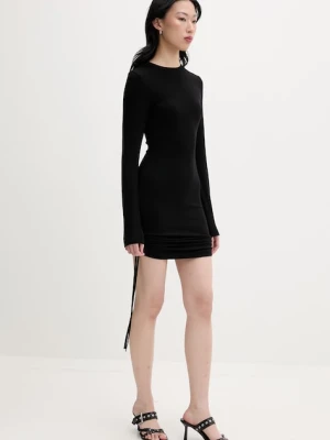 La Mania sukienka drapowana z wiskozy FAITH