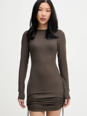 La Mania sukienka drapowana z wiskozy FAITH