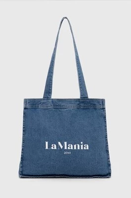 La Mania torebka jeansowa kolor niebieski