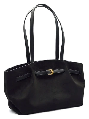 La Manufacture Royale Skórzana torebka "Maui" w kolorze czarnym - 38 x 22 x 16 cm rozmiar: onesize
