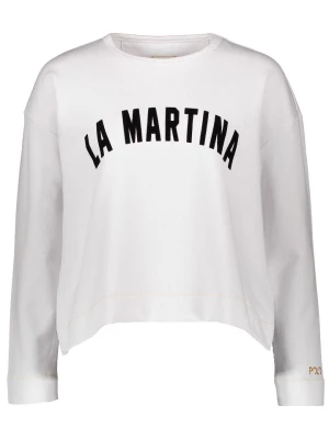 La Martina Bluza w kolorze białym rozmiar: XL