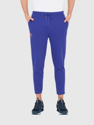 LA MARTINA Fioletowe męskie spodnie Regular Fit, Rozmiar S