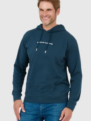 LA MARTINA Granatowa bluza męska z kapturem, Rozmiar M