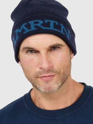 LA MARTINA Granatowa męska czapka z logo