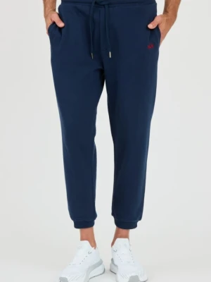 LA MARTINA Granatowe męskie spodnie dresowe, Rozmiar XL