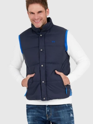 LA MARTINA Granatowy puchowy bezrękawnik męski, Rozmiar 3XL