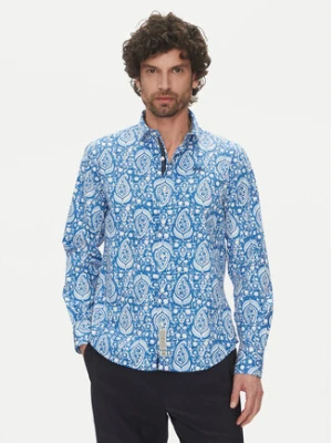 La Martina Koszula Aspen MAC003 PP719 Niebieski Regular Fit