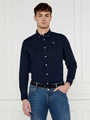 La Martina Koszula | Regular Fit | z dodatkiem lnu