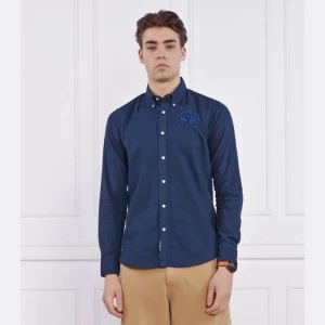La Martina Koszula | Slim Fit | z dodatkiem lnu