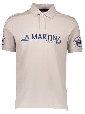 La Martina Koszulka polo w kolorze beżowym rozmiar: L