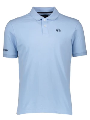 La Martina Koszulka polo w kolorze błękitnym rozmiar: XL