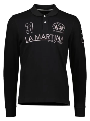 La Martina Koszulka polo w kolorze czarnym rozmiar: M