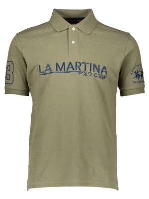 La Martina Koszulka polo w kolorze khaki rozmiar: XL