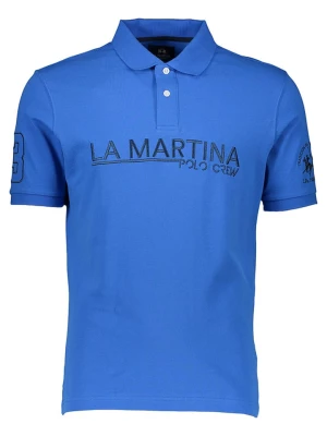 La Martina Koszulka polo w kolorze niebieskim rozmiar: M