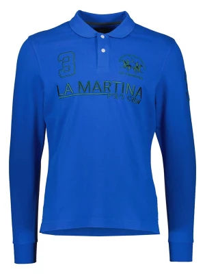 La Martina Koszulka polo w kolorze niebieskim rozmiar: L