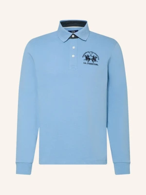 La Martina Koszulka Polo Z Jerseyu blau