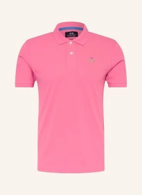 La Martina Koszulka Polo Z Piki Slim Fit blau