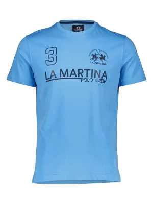 La Martina Koszulka w kolorze niebieskim rozmiar: M