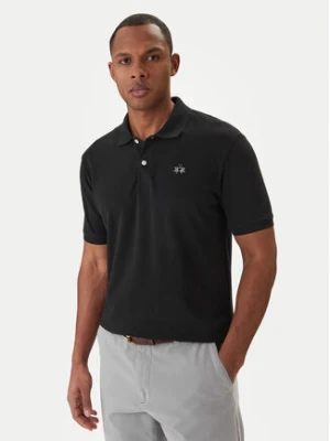 La Martina Polo BPMP01 PK031 Czarny Regular Fit