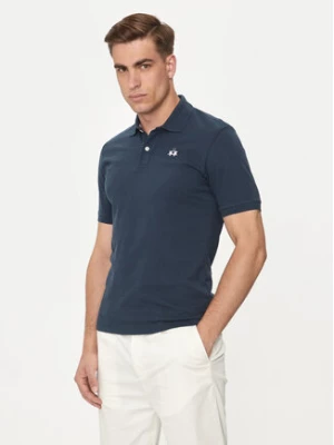 La Martina Polo BPMP01 PK031 Granatowy Regular Fit