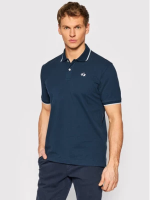 La Martina Polo BPMP04 PK031 Granatowy Regular Fit