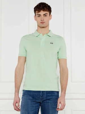 La Martina Polo | Slim Fit | stretch pique miętowy