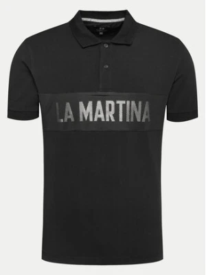 La Martina Polo YMP310 JS324 Czarny Regular Fit