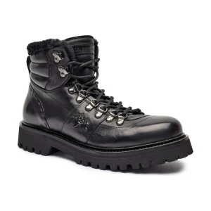 La Martina Skórzane buty wysokie