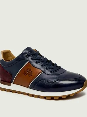 La Martina Skórzane sneakersy UOMO | zamsz