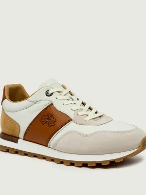 La Martina Skórzane sneakersy UOMO | zamsz