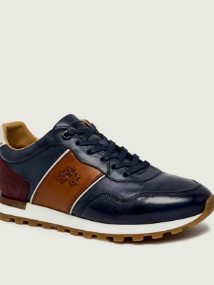 La Martina Skórzane sneakersy UOMO | zamsz