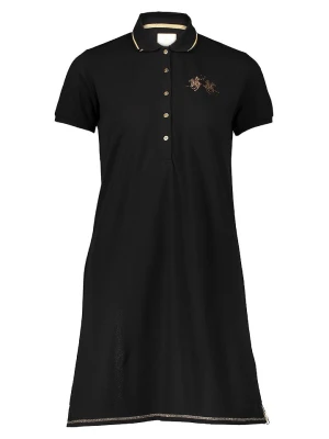 La Martina Sukienka polo w kolorze czarnym rozmiar: XS