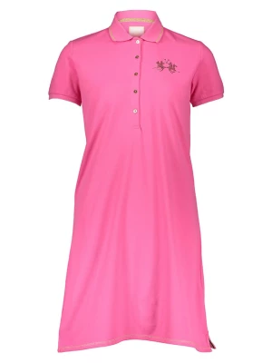 La Martina Sukienka polo w kolorze różowym rozmiar: XS