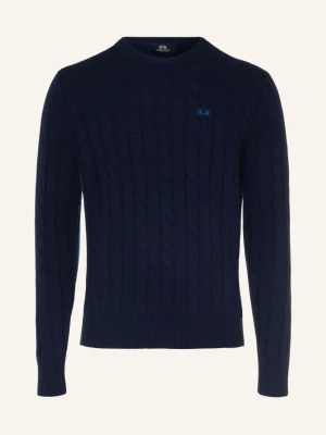 La Martina Sweter blau GRANATOWY