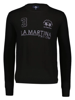 La Martina Sweter w kolorze czarnym rozmiar: M