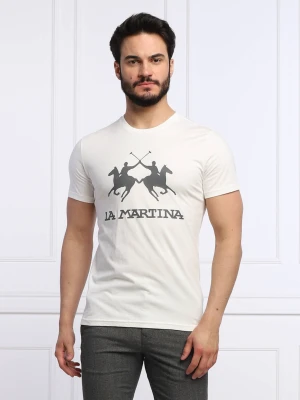 La Martina T-shirt | Regular Fit biały