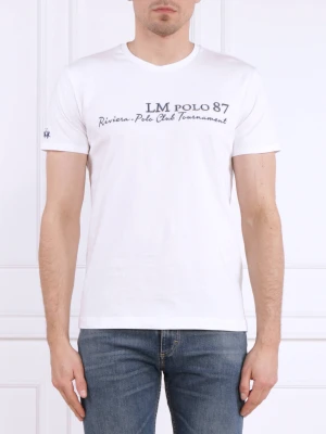 La Martina T-shirt | Regular Fit biały