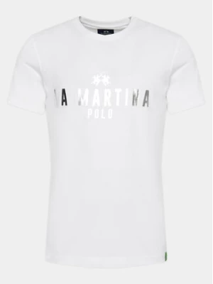 La Martina T-Shirt YMR322 JS206 Biały Regular Fit