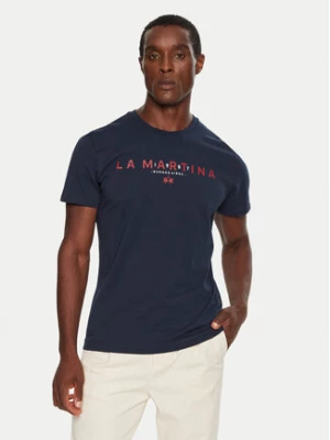 La Martina T-Shirt ZMR007 JS206 Granatowy Regular Fit